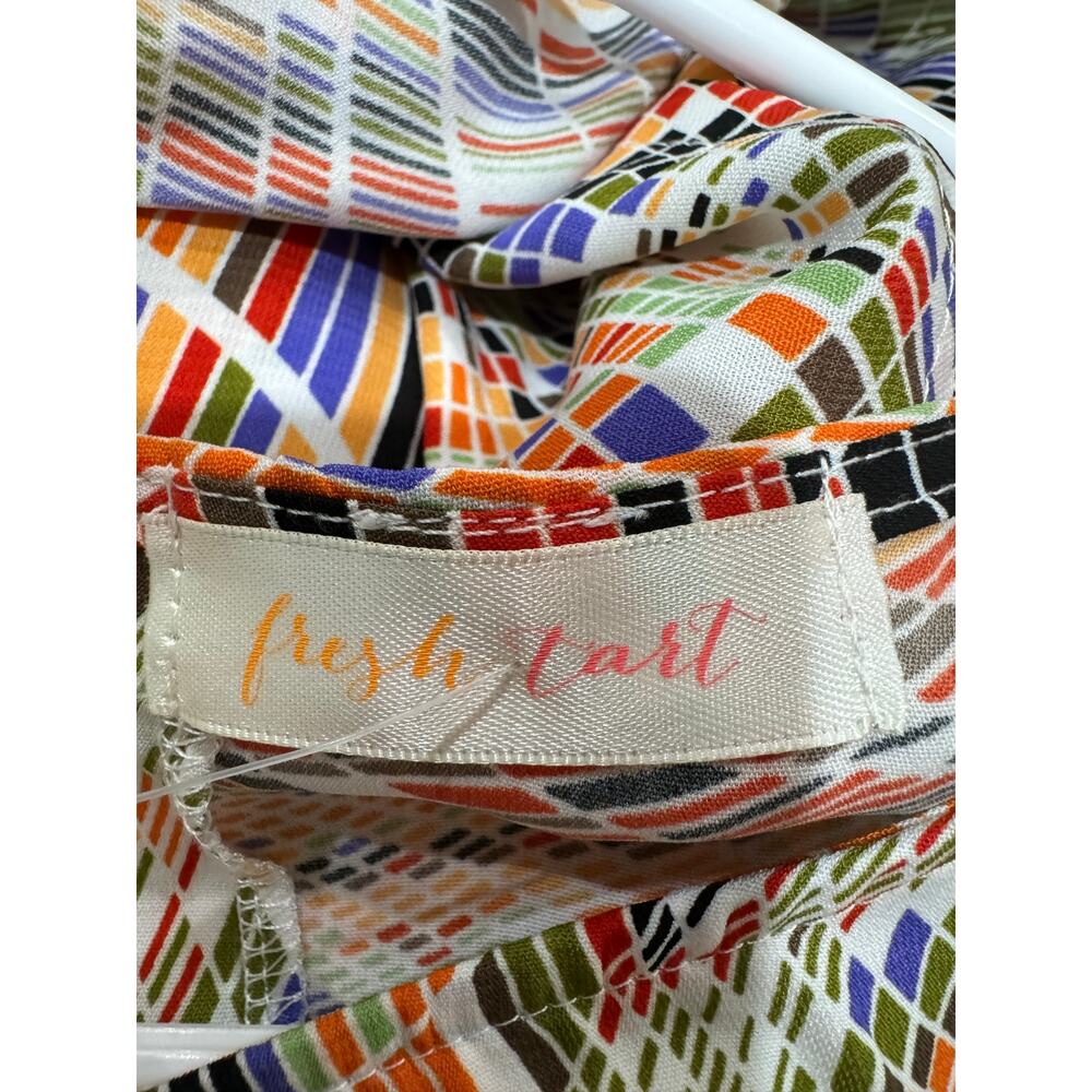 NWT Fresh Tart Keyhole Retro Multicolor Tunic Dress Women's Small / Medium - Picture 9 of 10